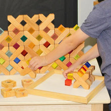 Load image into Gallery viewer, Bauspiel X-shape blocks - 8 pieces