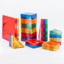Load image into Gallery viewer, Connetix magnetic tiles - 62 piece starter pack