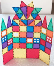 Load image into Gallery viewer, Connetix magnetic tiles - 62 piece starter pack