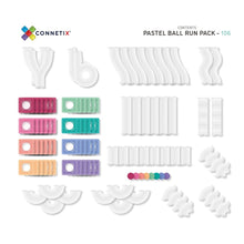Load image into Gallery viewer, Connetix magnetic tiles - 106 piece pastel ball run set