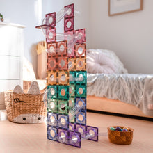 Load image into Gallery viewer, Connetix magnetic tiles - 106 piece pastel ball run set
