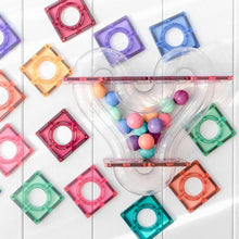 Load image into Gallery viewer, Connetix magnetic tiles - 106 piece pastel ball run set