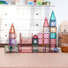 Load image into Gallery viewer, Connetix magnetic tiles - 106 piece pastel ball run set