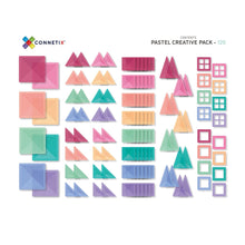 Load image into Gallery viewer, Connetix magnetic tiles - 120 piece pastel creative pack