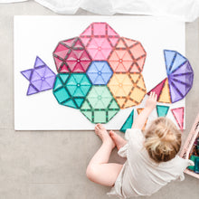 Load image into Gallery viewer, Connetix magnetic tiles - 202 piece pastel mega pack