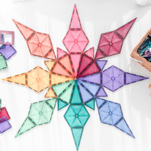Load image into Gallery viewer, Connetix magnetic tiles - 40 piece pastel geometry set