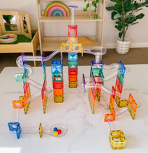 Load image into Gallery viewer, Connetix magnetic tiles - 92 piece ball run set