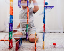 Load image into Gallery viewer, Connetix magnetic tiles - 92 piece ball run set