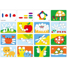 Load image into Gallery viewer, Junior rainbow pebbles early construction set