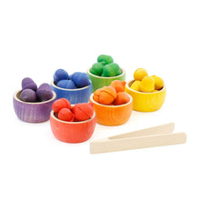 Load image into Gallery viewer, Grapat bowls and acorns sorting set