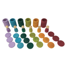 Load image into Gallery viewer, Grapat nins, rings and coins - warm