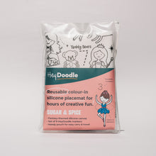 Load image into Gallery viewer, Reusable colouring mat and markers - Sugar & spice