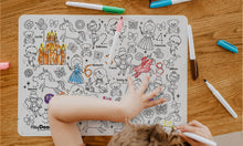 Load image into Gallery viewer, Reusable colouring mat and markers - Sugar & spice