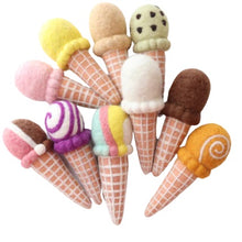 Load image into Gallery viewer, Felt ice cream - chocolate