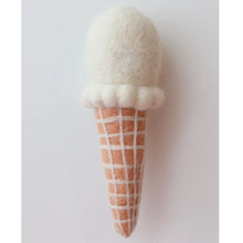 Load image into Gallery viewer, Felt ice cream - vanilla