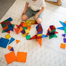 Load image into Gallery viewer, Learn & Grow magnetic tiles - 64 pieces