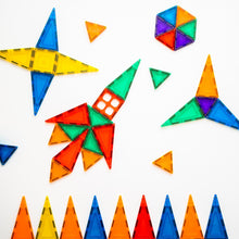 Load image into Gallery viewer, Learn & Grow magnetic tiles - 64 pieces
