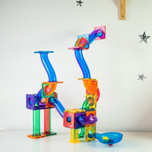 Load image into Gallery viewer, Learn & Grow magnetic tiles - 84 piece ball run