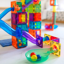 Load image into Gallery viewer, Learn & Grow magnetic tiles - 84 piece ball run