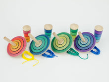 Load image into Gallery viewer, Mader My First Spinning Top with Starter - Red