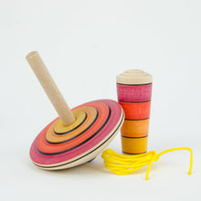 Load image into Gallery viewer, Mader My First Spinning Top with Starter - Red