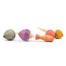 Load image into Gallery viewer, Mader Pull Off Spinning Top - Orange