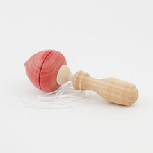 Load image into Gallery viewer, Mader Pull Off Spinning Top - Red
