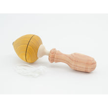 Load image into Gallery viewer, Mader Pull Off Spinning Top - Yellow