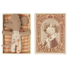 Load image into Gallery viewer, Maileg Baby Mouse Sleepy Wakey Girl