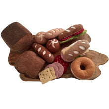 Load image into Gallery viewer, Felt bread set with sandwich toppings
