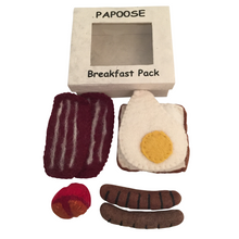 Load image into Gallery viewer, Felt breakfast set in box