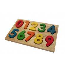 Load image into Gallery viewer, Wooden number puzzle