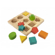 Load image into Gallery viewer, Wooden shape puzzle