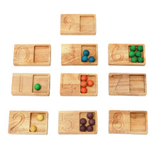 Load image into Gallery viewer, Wooden tracing and counting boards