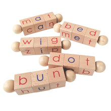 Load image into Gallery viewer, Spin-and-Read Phonetic Blocks & CVC Flashcard Set