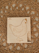 Load image into Gallery viewer, Stuka Puka chicken or the egg wooden puzzle