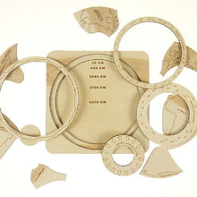 Load image into Gallery viewer, Stuka Puka the earth is round wooden puzzle