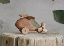 Load image into Gallery viewer, Wooden helicopter