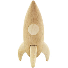 Load image into Gallery viewer, Wooden rocket