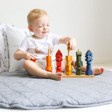 Load image into Gallery viewer, Wooden Story rainbow shape stacker