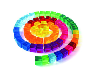 Bauspiel lucite cubes - 100 pieces