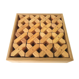 Bauspiel X-shape blocks - 8 pieces