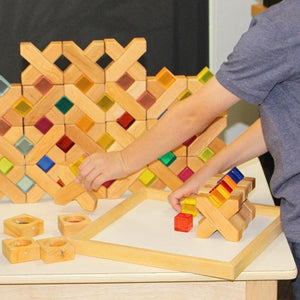 Bauspiel X-shape blocks - 48 pieces