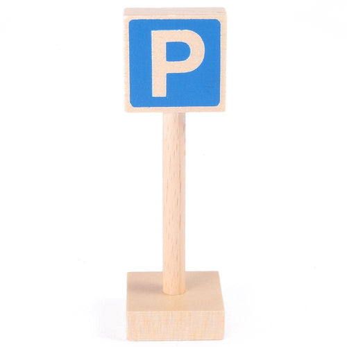 Beck traffic parking sign