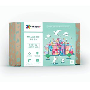 Connetix magnetic tiles - 120 piece pastel creative pack