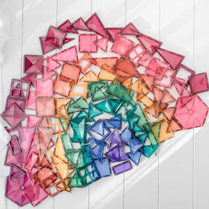 Connetix magnetic tiles - 202 piece pastel mega pack