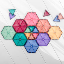 Load image into Gallery viewer, Connetix magnetic tiles - 40 piece pastel geometry set