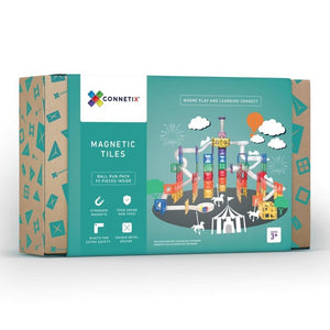 Connetix magnetic tiles - 92 piece ball run set