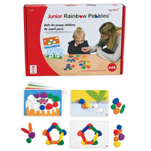 Load image into Gallery viewer, Junior rainbow pebbles early construction set