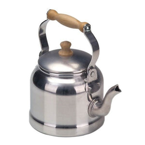 Kettle with wooden handle